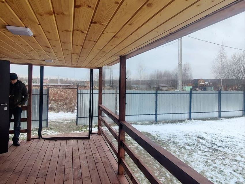 мягкие окна на террасе в Бобруйске фото